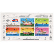 Північна Корея. 1978. Кораблі. блок