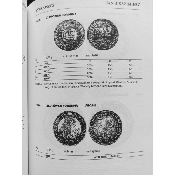 Каталог. Монети Польщі. Katalog monet polskich. J. Parchimowicz. 1545-1586 і 1633-1864 вид. 6-е (2021)