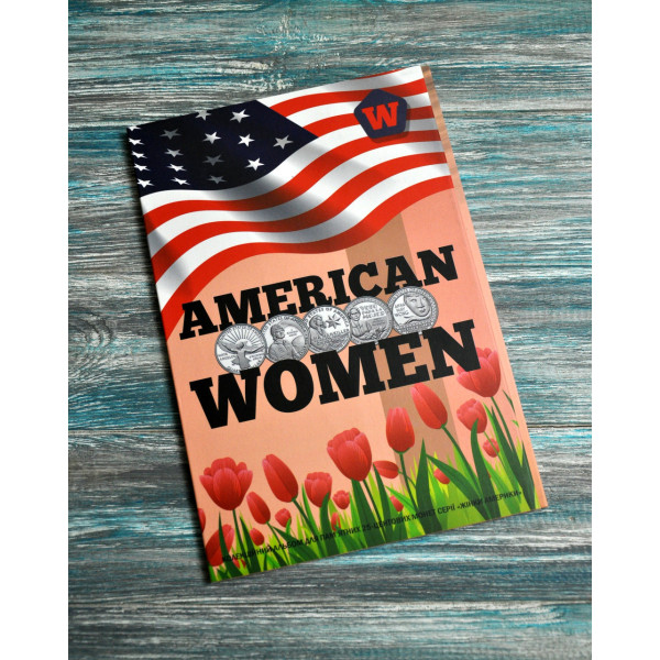 Альбом колекційний капсульний для пам'ятних монет США American Women Quarters