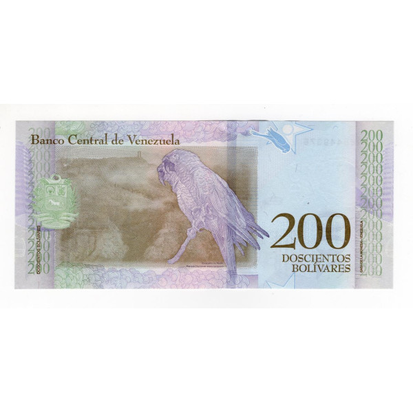 Венесуела 200 боліварів 2018 UNC