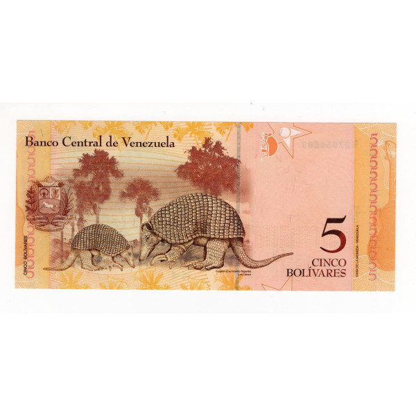 Венесуела 5 боліварів 2011 UNC