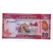 Шрі-Ланка 20 рупій 2021 UNC