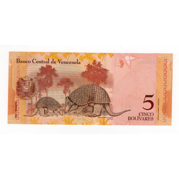Венесуела 5 боліварів 2013 UNC
