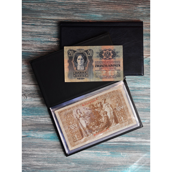 Альбом на бони кишеньковий BANKNOTES (XXL) 215х145 - 20 листів
