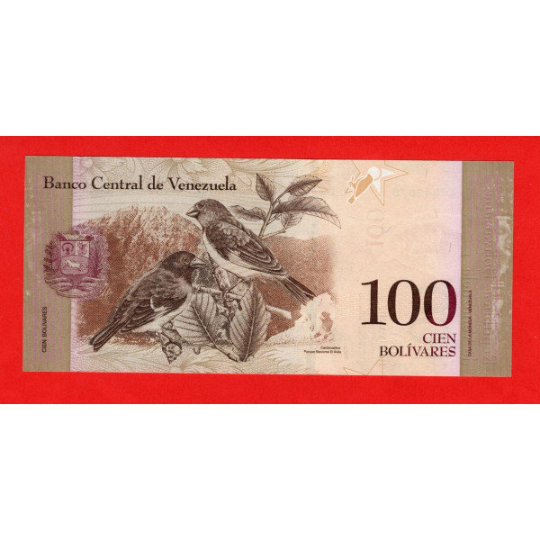 Венесуела 100 боліварів 2013 UNC