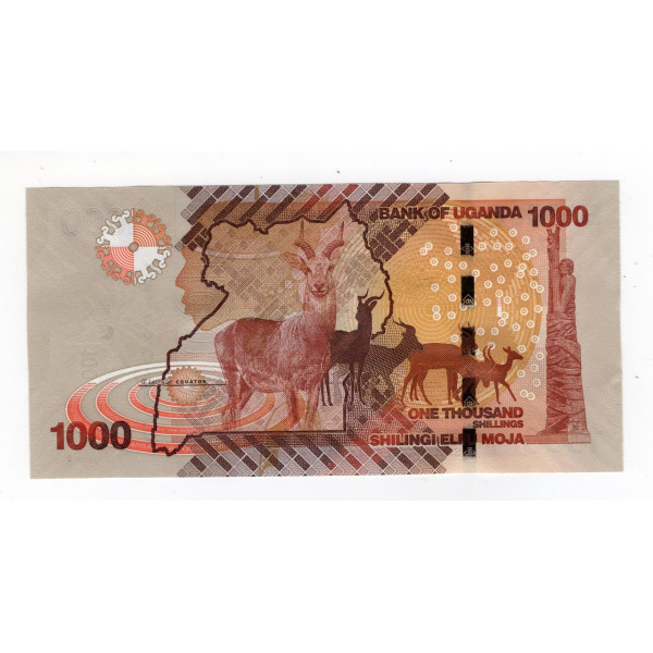 Уганда 2021, 1000 шилінгів UNC