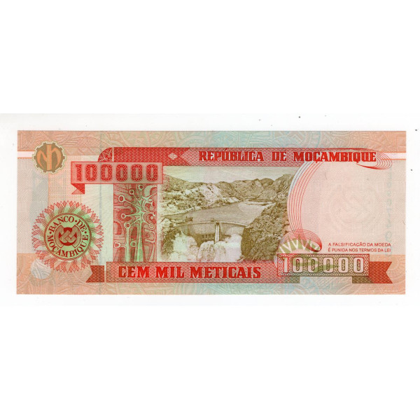 Мозамбік 1993, 100000 метикалів UNC