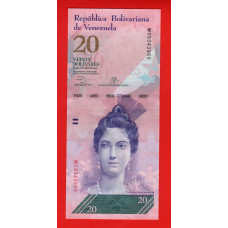 Венесуела 20 боліварів 2013 UNC