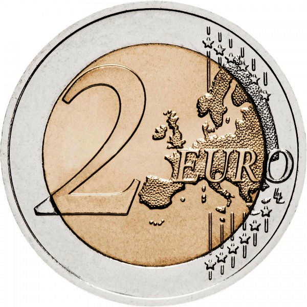 Естонія 2 євро, 2022 Слава Україні