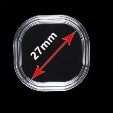Капсула для монети 27 мм напівквадратна