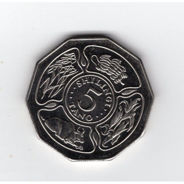 Танзанія 5 шилінгiв, 1993