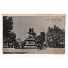 Листівка. Львів. пам'ятник Собеському. WCA D.Grunda. Lwów. №173