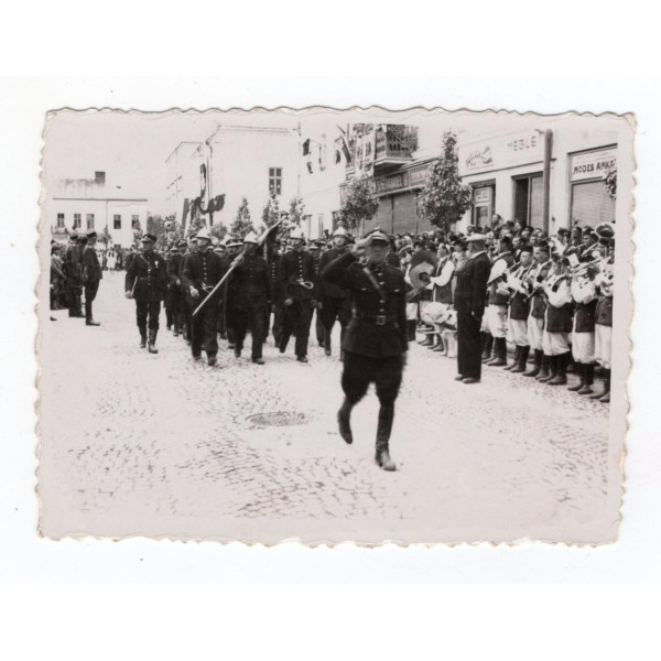 Фото. Борислав. Пожежники. Парад на 03 травня 1939. фірма Polmin (Дрогобич)