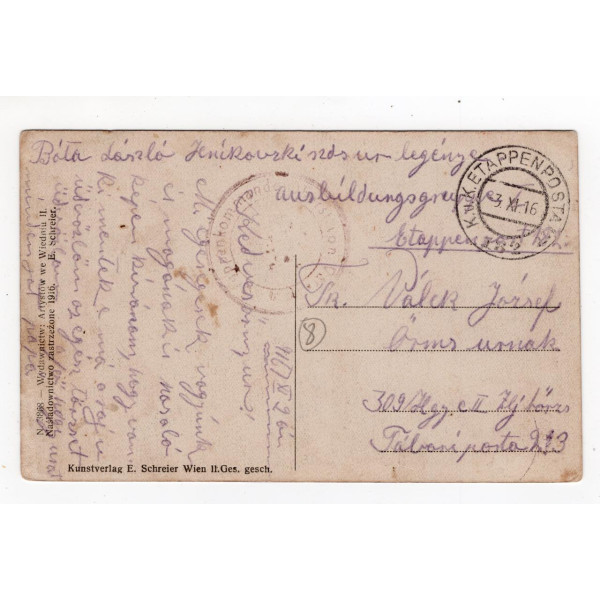 Листівка. Миколаїв (Львівська обл) Ринок. E. Schreier. 1916 № 3868