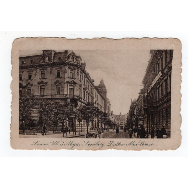 Листівка. Львів. вул. 3 Травня Sztuka 1916 №12