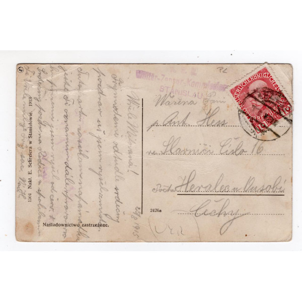Листівка. Тлумач. Школа народна. E. Schreier 1913 # 1501