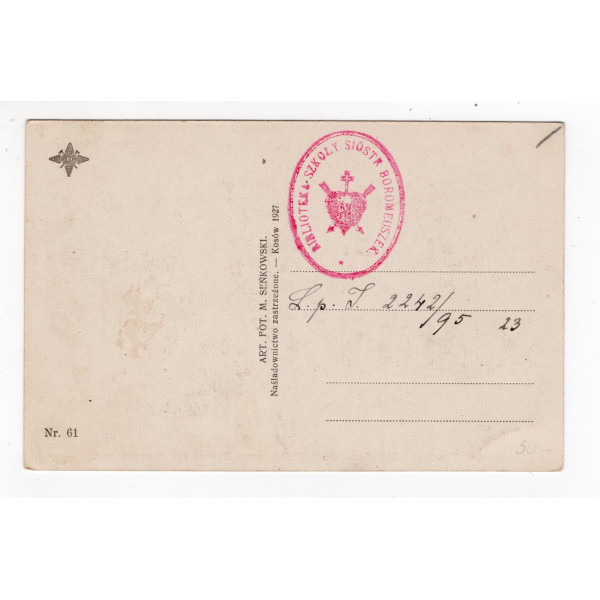 Листівка. М. Сеньковський. Микуличин. Тунель під Микуличином. 1927 № 61