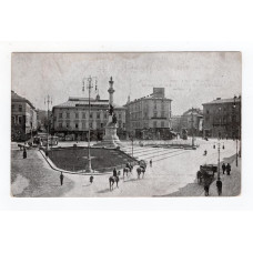 Листівка. Львів. площа Мар'яцька. та пам'ятник Міцкевичу. D. G. № 8