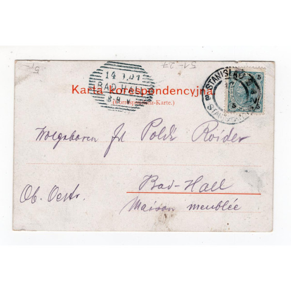 Листівка. Мечислав Рейзнер. Гуцулка Altenberg 1901 № 50