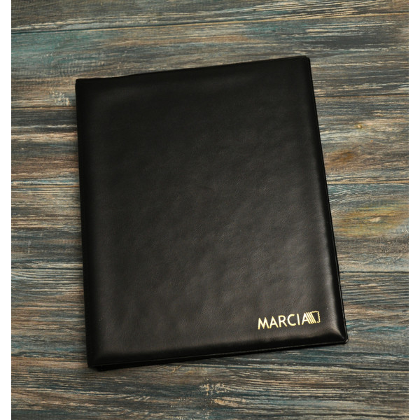 Папка-альбом 230*278*45 MARCIA для листів Optima - чорний