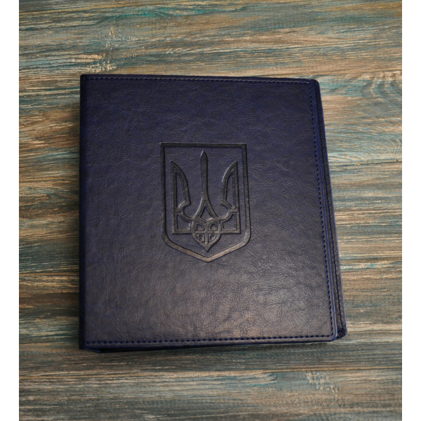 Папка Collection Тризуб MM - темно-синій
