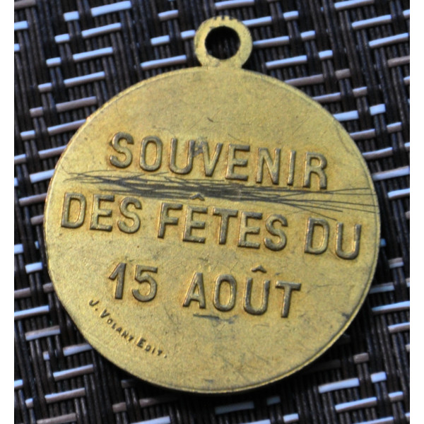 Пам'ятна медаль. Merlimont Plage. Des fetes du 15 aout.