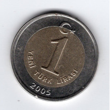 Туреччина 1 нова ліра, 2005