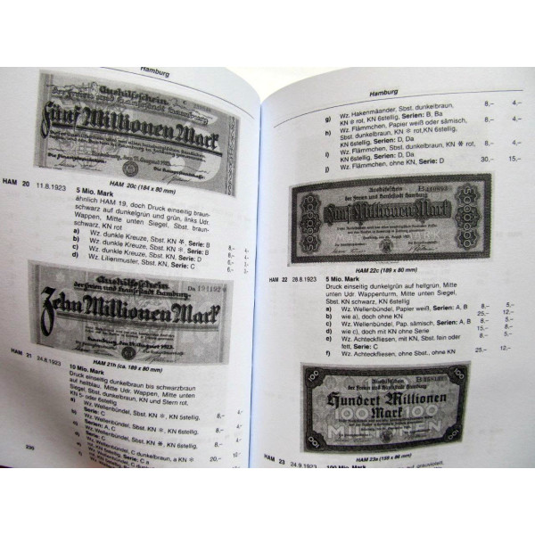 Каталог Німецькі нотгельди. Банкноти нім. земель 1871-1948. Том 10