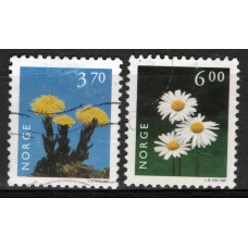 Норвегія 1997 - 3.70Kr+6.00Kr - Норвезька флора # 1253, 1256