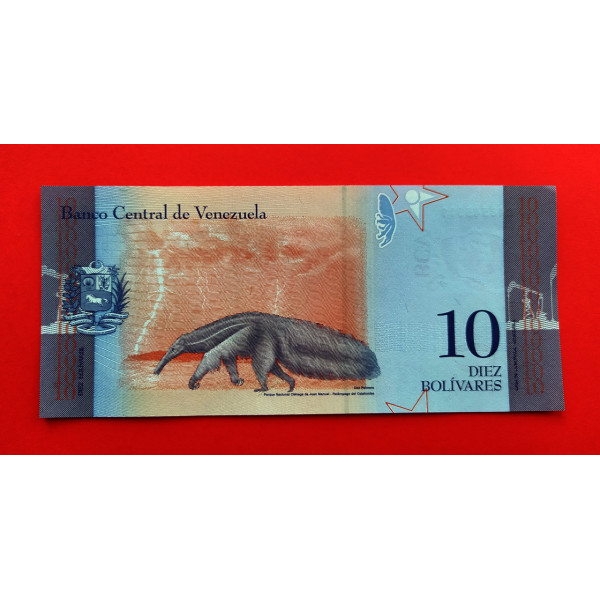 Венесуела 10 боліварів 2018 UNC