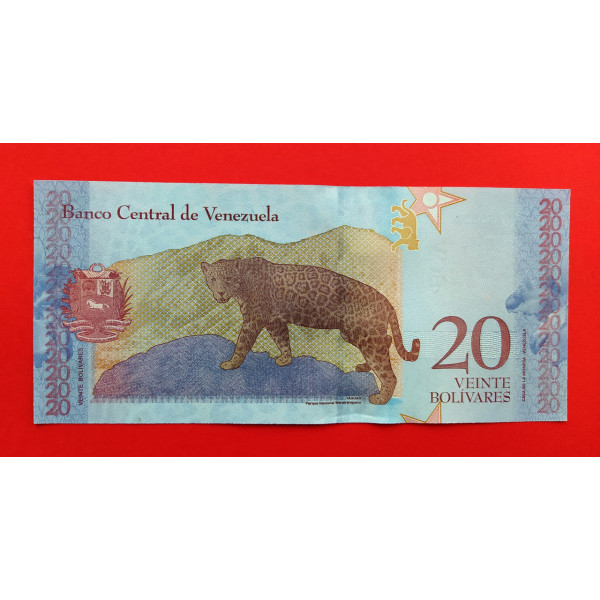Венесуела 20 боліварів 2018 UNC
