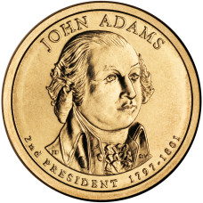 США 1 долар, 2007 Президент США - Джон Адамс (1797-1801)