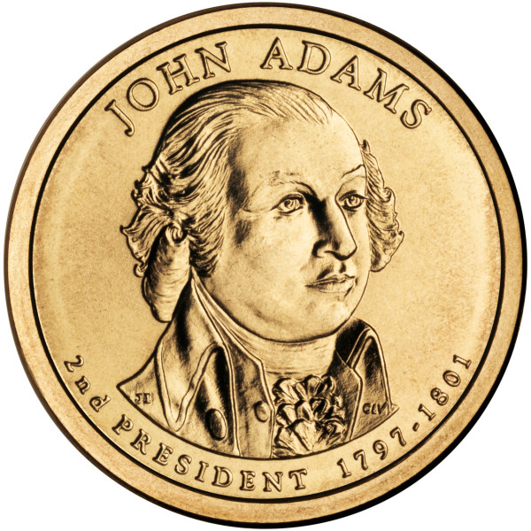 США 1 долар, 2007 Президент США - Джон Адамс (1797-1801)