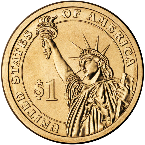 США 1 долар, 2007 Президент США - Томас Джефферсон (1801-1809)