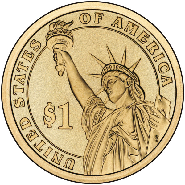 США 1 долар, 2010 Президент США - Міллард Філлмор (1850-1853)