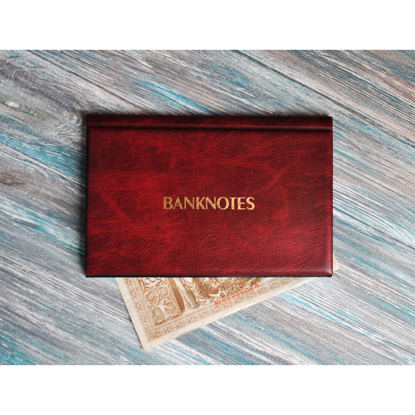 Альбом на бони кишеньковий BANKNOTES (XXL) 215х145 - 20 листів