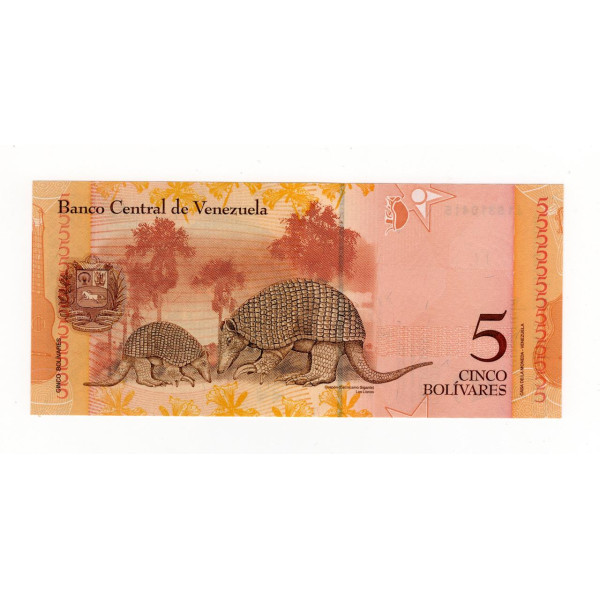 Венесуела 5 боліварів 2008 UNC