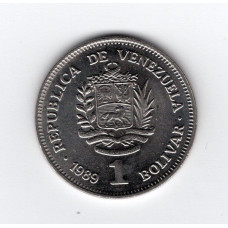 Венесуела 1 болівар, 1989