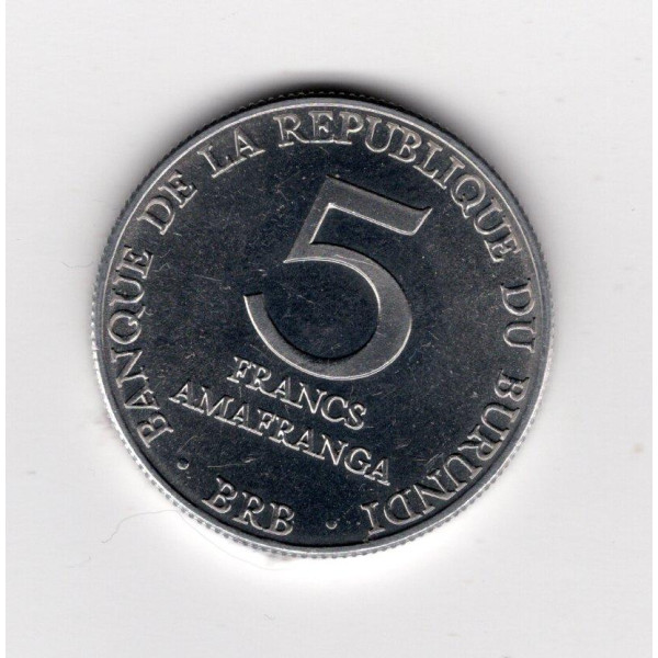 Бурунді 5 франків, 1980