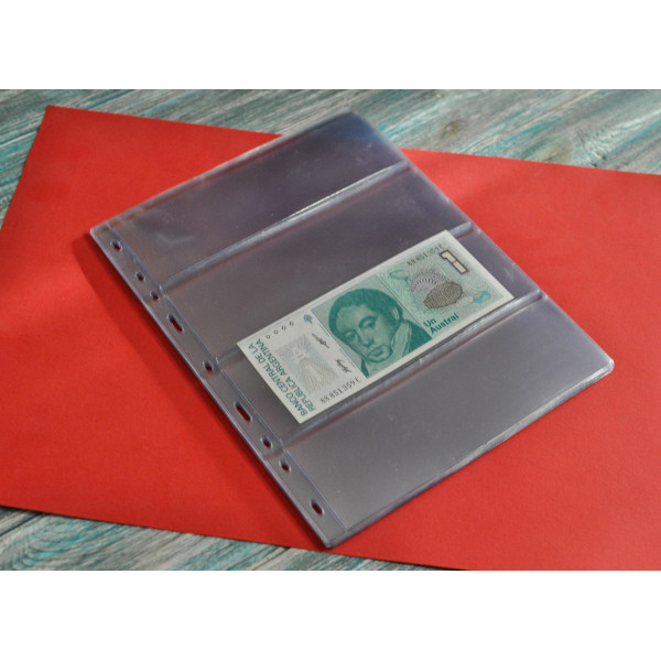 Лист для банкнот (бон) – 200*255 мм (Optima) C4 (на 4 бони)