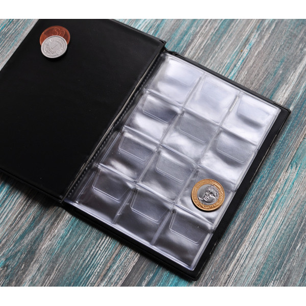 Альбом для монет (на 96 монет) MARCIA, Schulz (комірка - 35х35 мм)